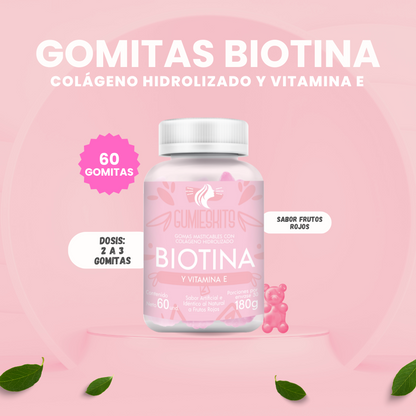 Gomitas Biotina + Vitamina E x 60 unid