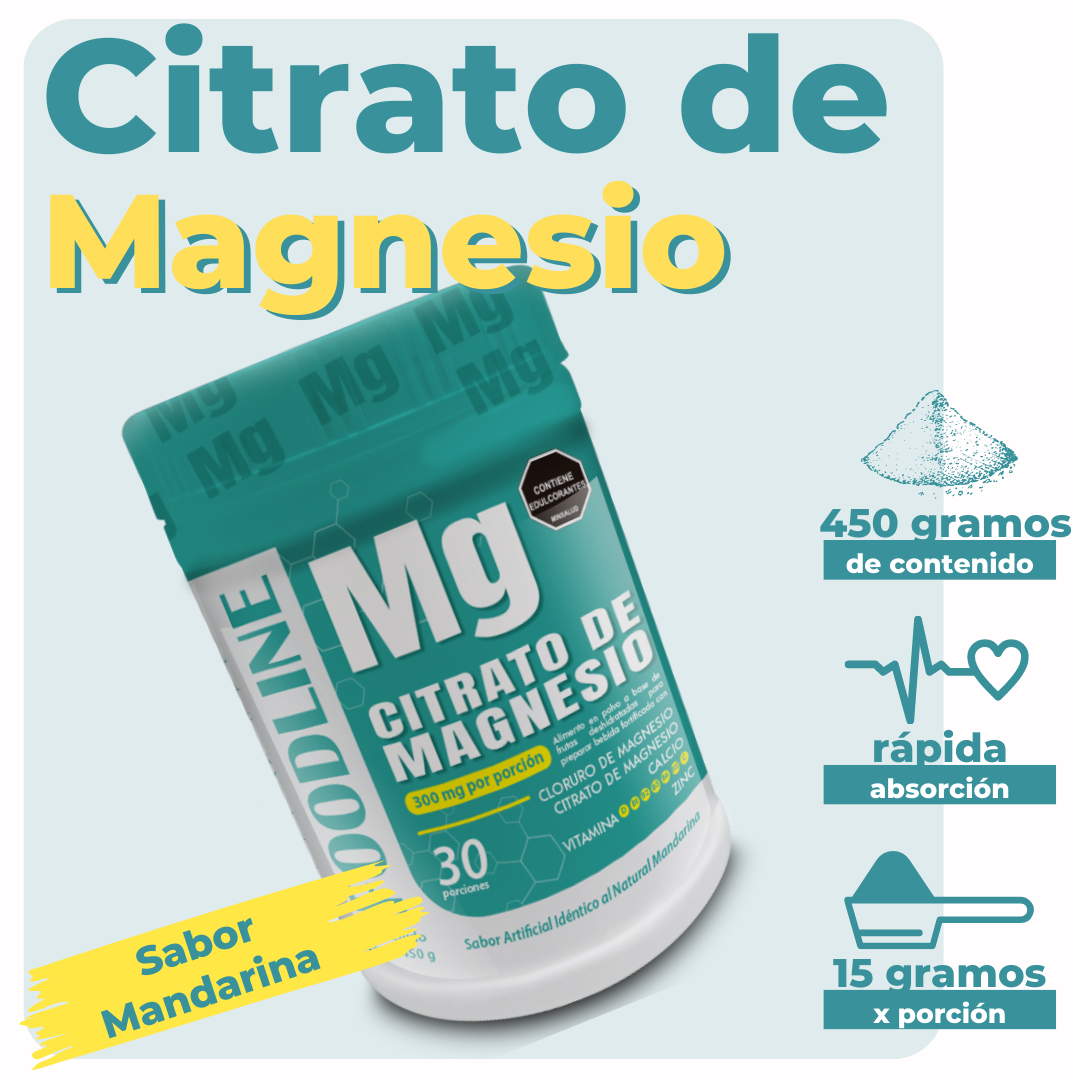 Citrato de Magnesio FOODLINE x 450g