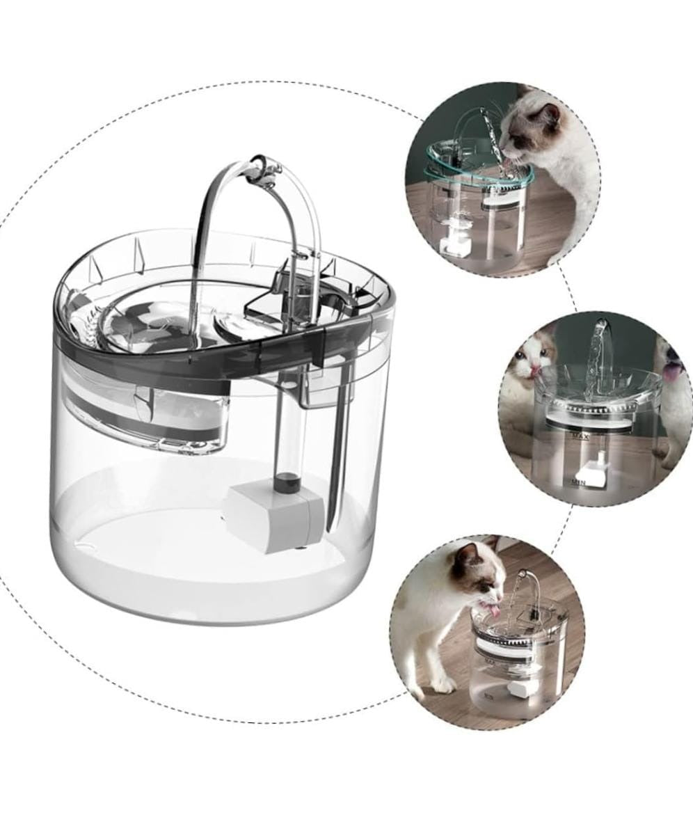 Fuente de agua automática para mascotas con filtro 2 L