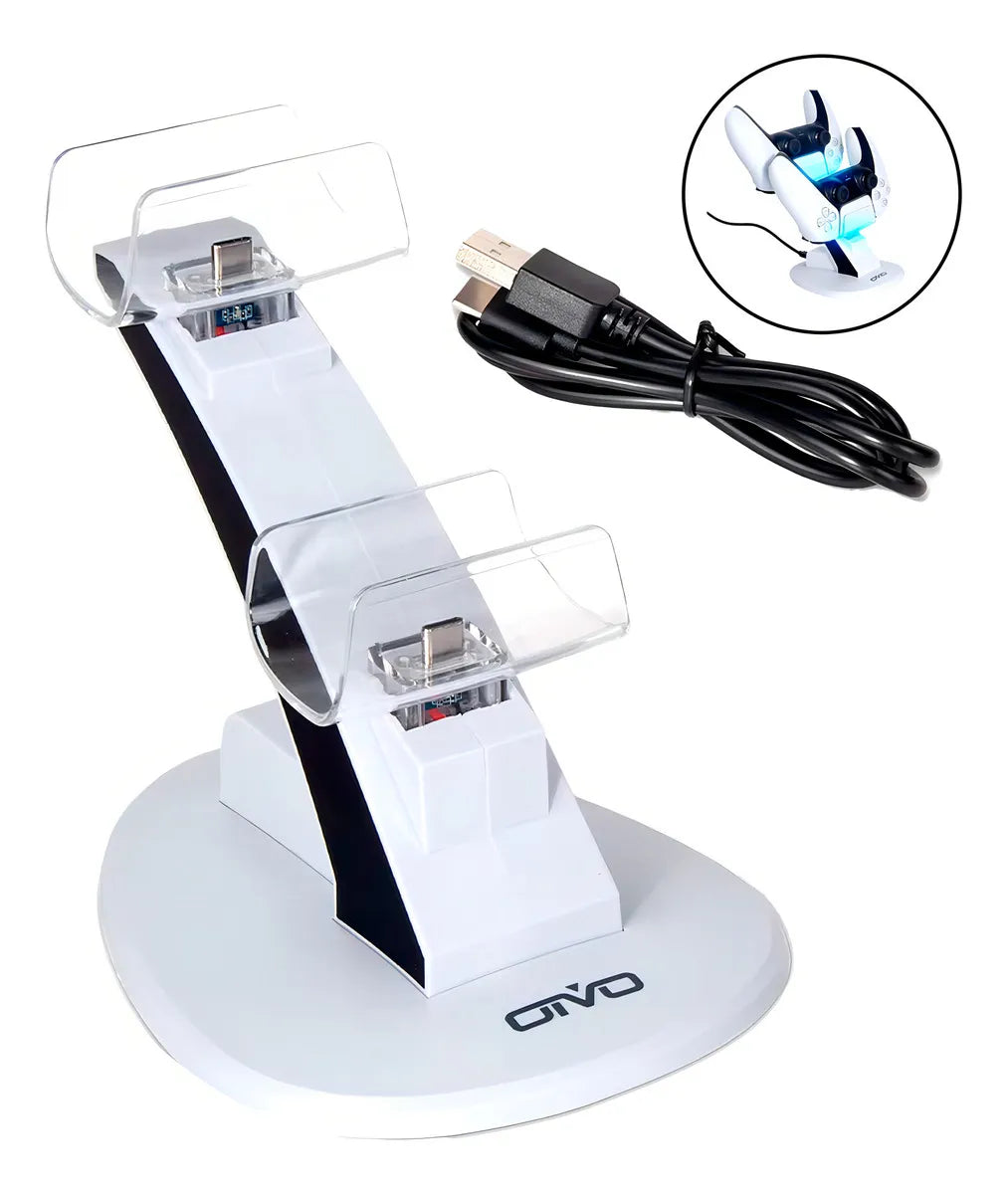 BASE CARGADOR PARA CONTROLES PS5