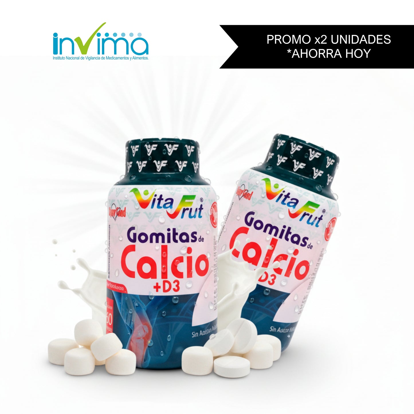 Gomitas de calcio + D3