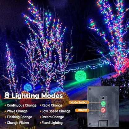 Luces LED con panel solar de 10 metros