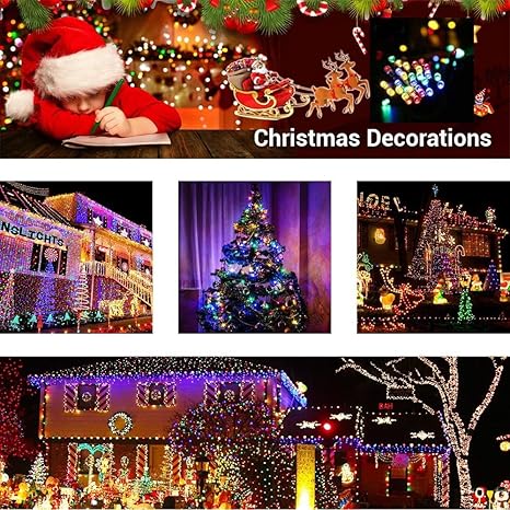 Luces LED con panel solar de 10 metros