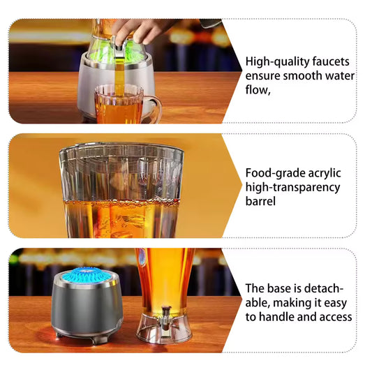 Torre Jirafa Cerveza 2.5L Con Parlante